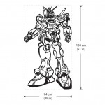 Gundam RX78 Robot Vinyl Wall Art Decal